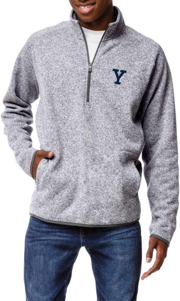League-Legacy Men's Yale Bulldogs Grey Saranac Quarter-Zip product image