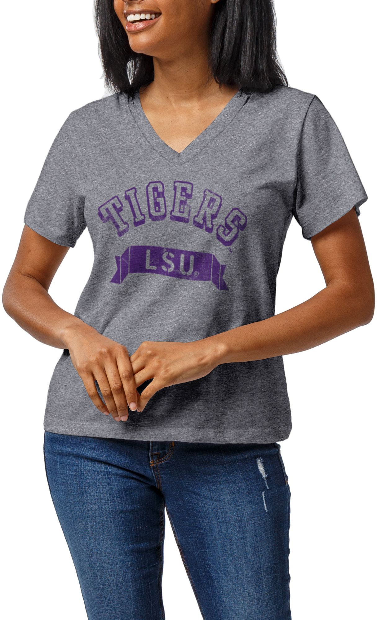 Lsu v store neck t shirts