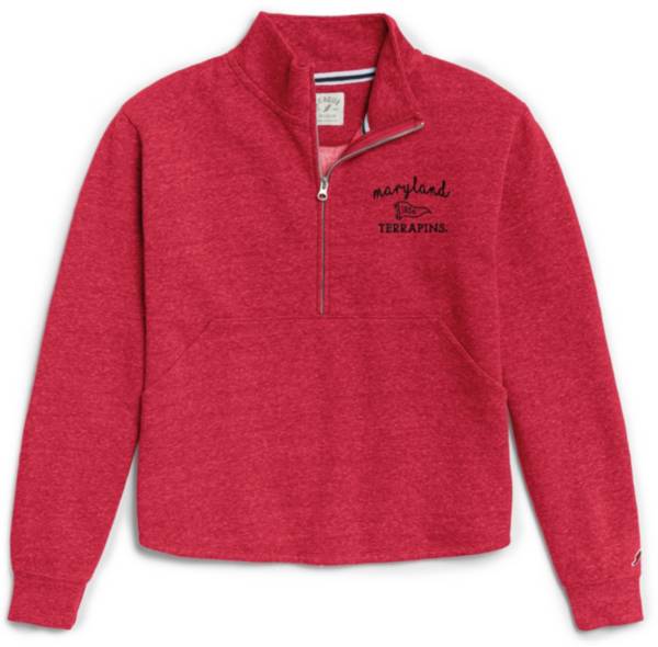 League-Legacy Women's Maryland Terrapins Red Victory Springs Quarter-Zip product image
