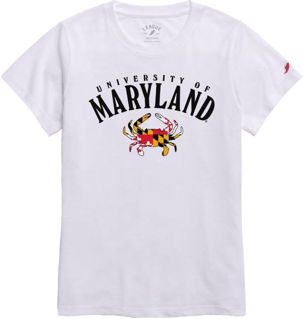 League-Legacy Women's Maryland Terrapins Pride White T-Shirt product image