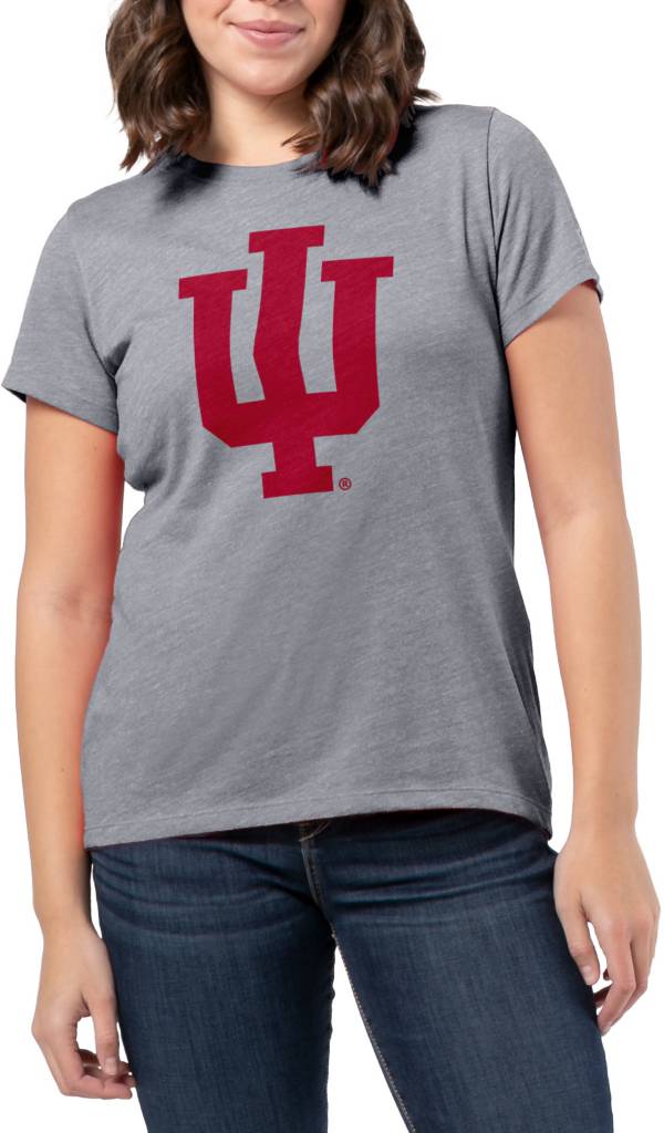 League-Legacy Women's Indiana Hoosiers Grey Intramural Classic T-Shirt product image