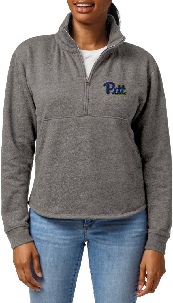 League-Legacy Women's Pitt Panthers Grey Victory Springs Quarter-Zip product image