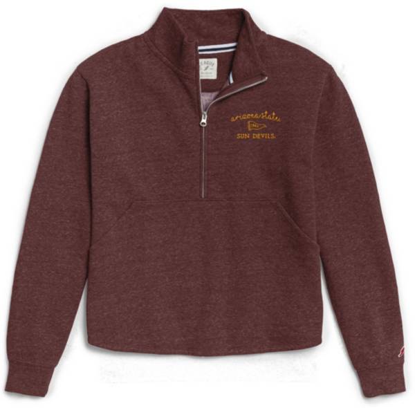 League-Legacy Women's Arizona State Sun Devils Maroon Victory Springs Quarter-Zip product image