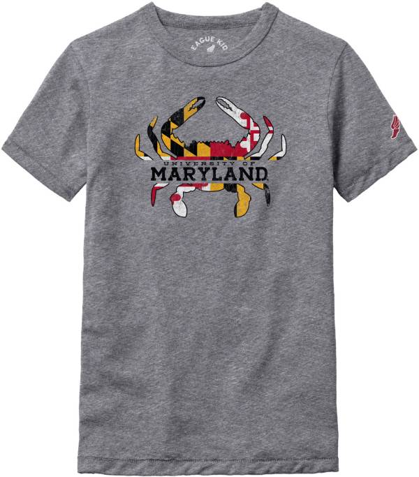 League-Legacy Youth Maryland Terrapins Grey Victory Falls T-Shirt product image