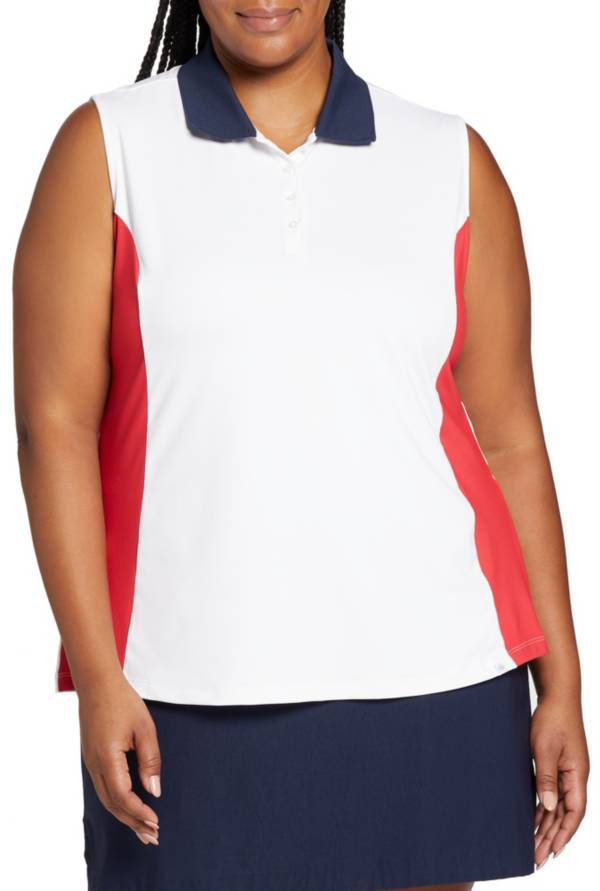 Lady Hagen Women's Back Pleat Sleeveless Golf Polo product image