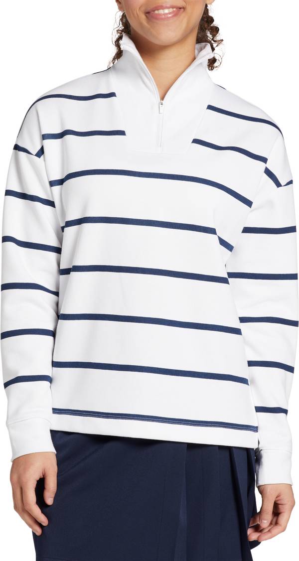 Lady Hagen Women's Stripe ¼ Zip Golf Pullover product image