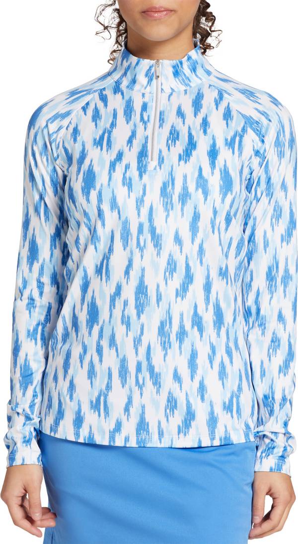 Lady Hagen Women's Printed UV Long Sleeve Golf 1/4 Zip Golf Galaxy