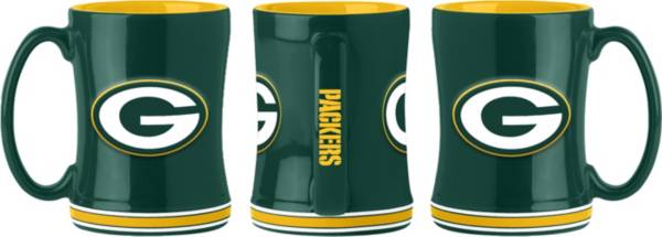 Logo Brands Green Bay Packers 14 oz. Relief Mug