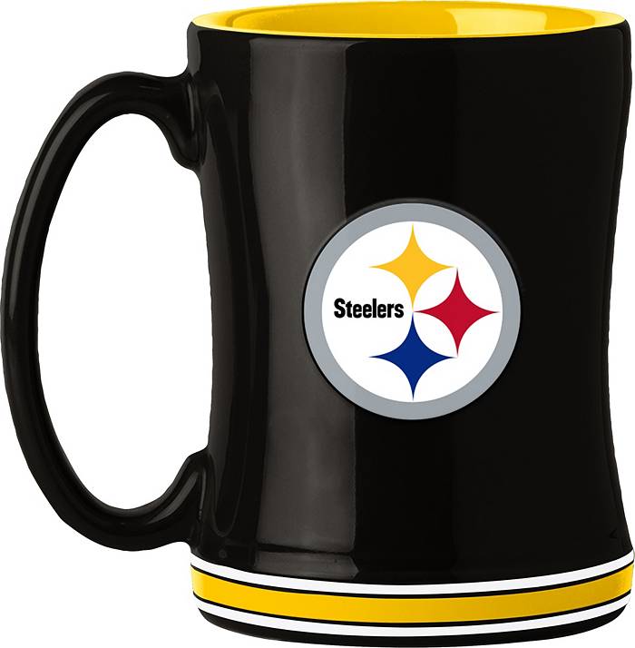 Pittsburgh Steelers Personalized 18oz. The Hustle Black Mug