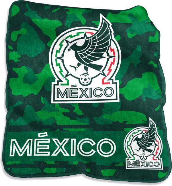 Logo Brands Mexico Camo Raschel Throw Blanket product image