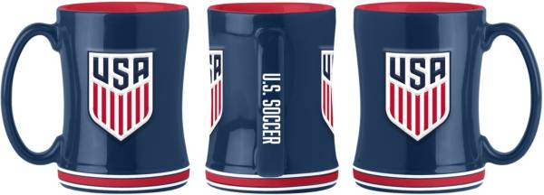 Logo Brands USA Soccer 14oz. Relief Mug product image
