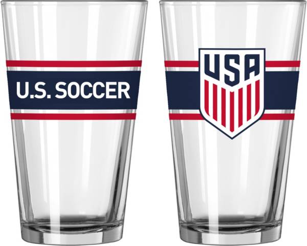 Logo Brands USA Soccer Stripe 16oz. Pint Glass product image