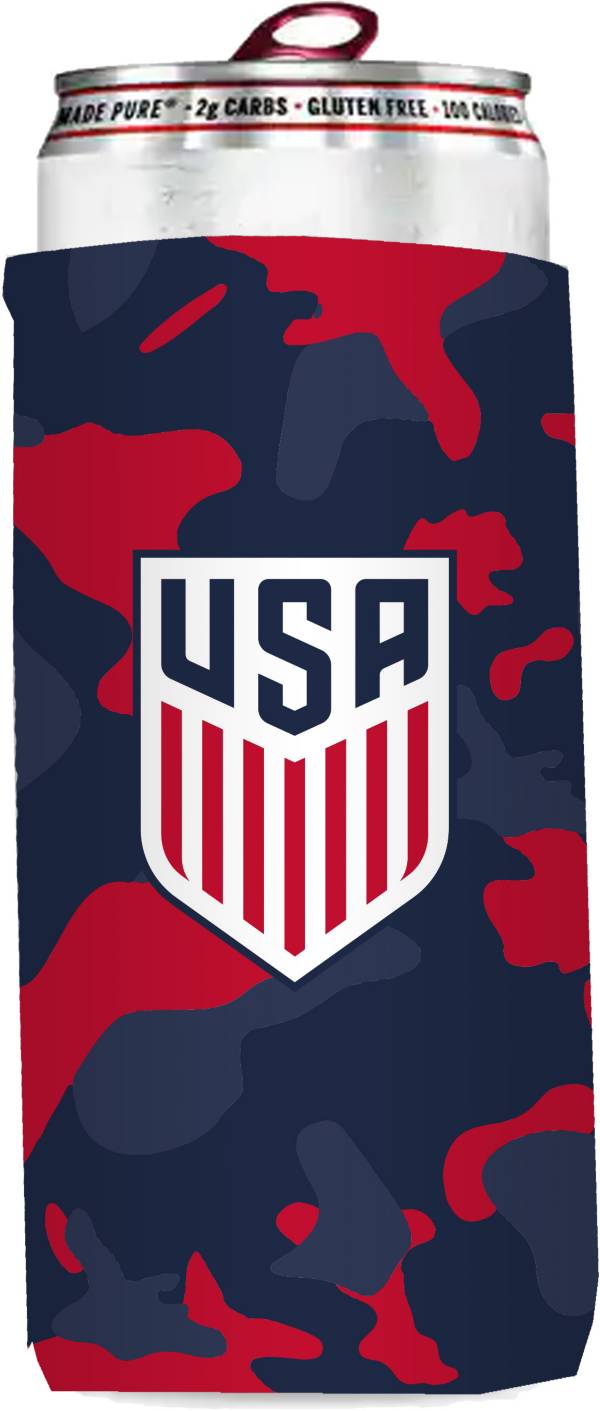 Logo Brands USA Soccer Camo Slim Can Cooler product image