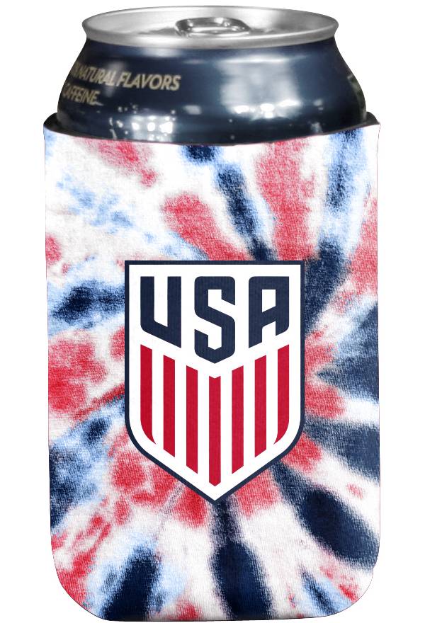 Logo Brands USA Soccer Tie-Dye Can Cooler product image