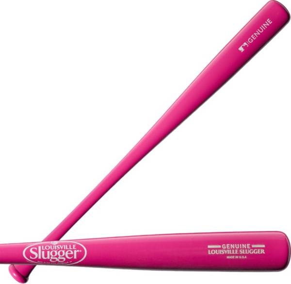 louisville slugger genuine series pink wood bat