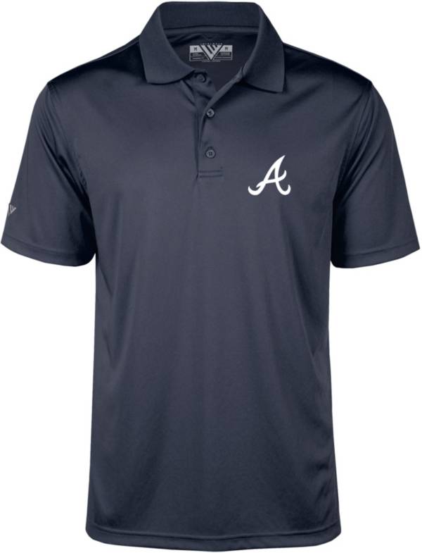 Levelwear Men's Atlanta Braves Navy Dwayne Polo product image