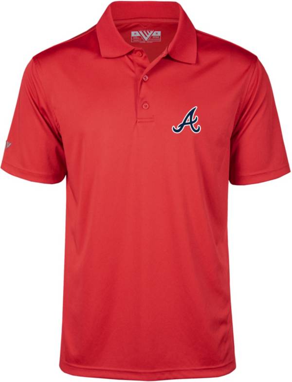 Levelwear Men's Atlanta Braves Red Dwayne Polo product image