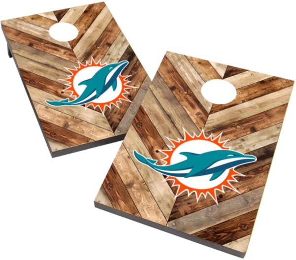 Miami Dolphins Jersey Cornhole Wraps - Set of 2