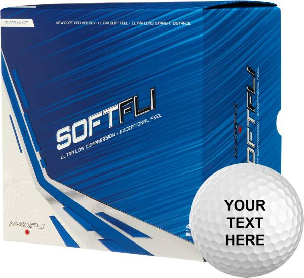 Maxfli 2022 Softfli Gloss White Personalized Golf Balls - 48 Pack product image