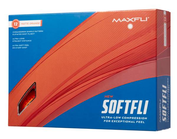 Maxfli 2023 Softfli Matte Orange Golf Balls product image