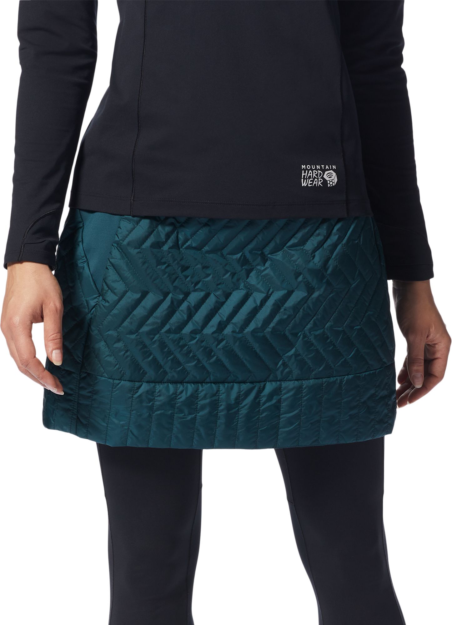 trekkin insulated mini skirt