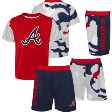 sorry, MLB Team Apparel Little Boys' Atlanta Braves T-Shirt and Shorts Set is currently out of stock