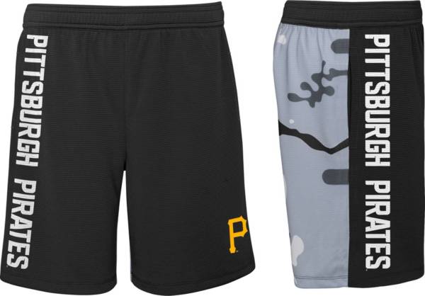 MLB Team Apparel Youth Pittsburgh Pirates Camo Shorts product image