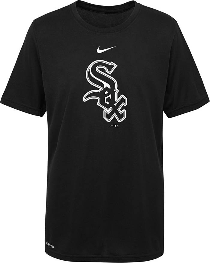 Black Nike MLB Chicago White Sox Large Logo T-Shirt Junior