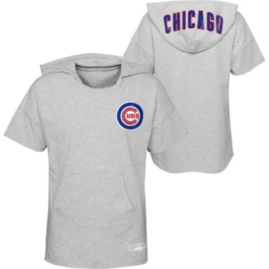sorry, MLB Girls' Chicago Cubs Gray Clubhouse Short Sleeve Hoodie is currently out of stock