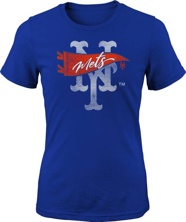 MLB Girls' New York Mets Royal Pennant Fever T-Shirt product image