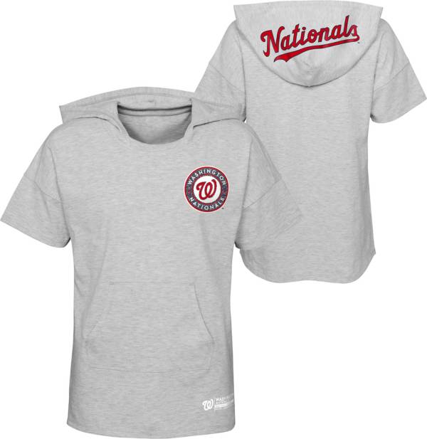 MLB Washington Nationals Girls' Crew Neck T-Shirt - XS