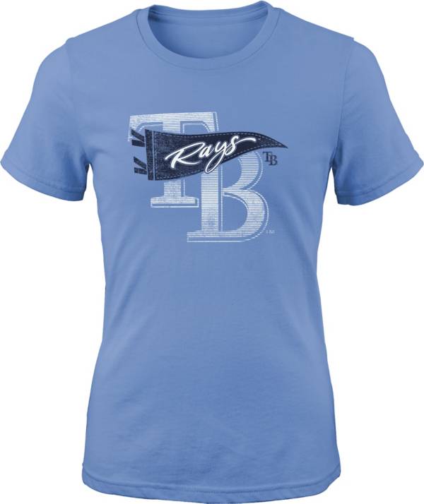 MLB Girls' Tampa Bay Rays Light Blue Pennant Fever T-Shirt product image