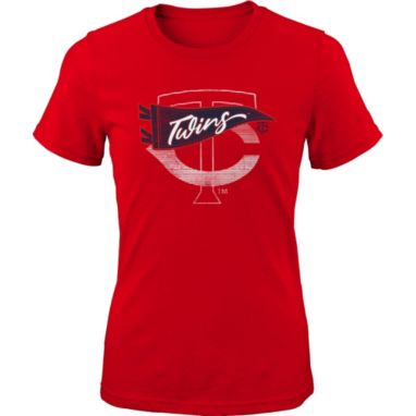 sorry, MLB Girls' Minnesota Twins Red Pennant Fever T-Shirt is currently out of stock