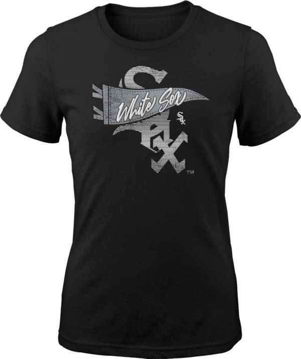 MLB Girls' Chicago White Sox Black Pennant Fever T-Shirt product image