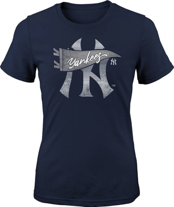 MLB Girls' New York Yankees Navy Pennant Fever T-Shirt product image