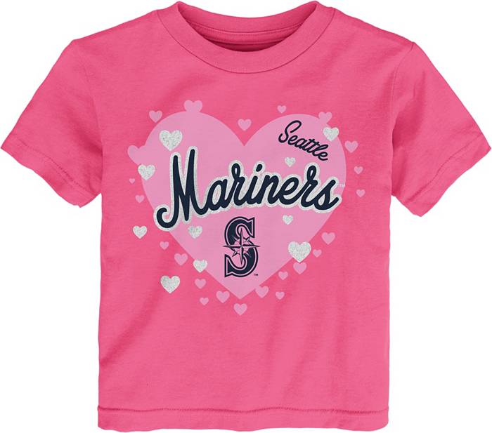 New Era Girl's Seattle Mariners Pink T-Shirt