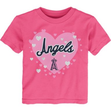 sorry, MLB Team Apparel Toddler Los Angeles Angels Dark Pink T-Shirt is currently out of stock