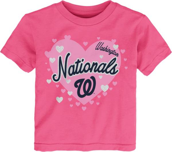 MLB Team Apparel Toddler Washington Nationals Dark Pink T-Shirt product image