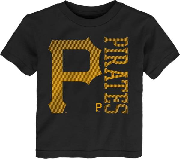 MLB Team Apparel Toddler Pittsburgh Pirates Black Major Impact T-Shirt product image