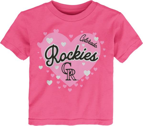 MLB Team Apparel Toddler Colorado Rockies Dark Pink T-Shirt product image