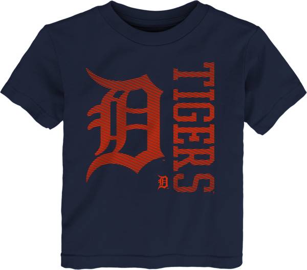 Men's Detroit Tigers Nike Navy Velocity 3/4-Sleeve Raglan T-Shirt