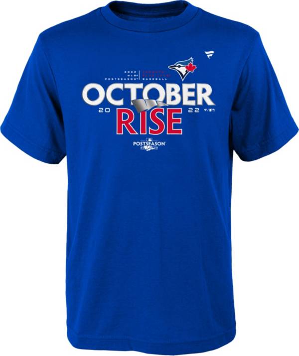 MLB Team Apparel Youth 2022 Postseason Participant Toronto Blue Jays Locker Room T-Shirt product image