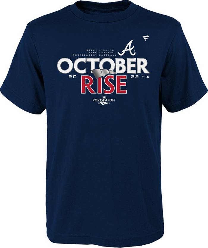 MLB Team Apparel Youth 2022 Postseason Participant Atlanta Braves Locker  Room T-Shirt