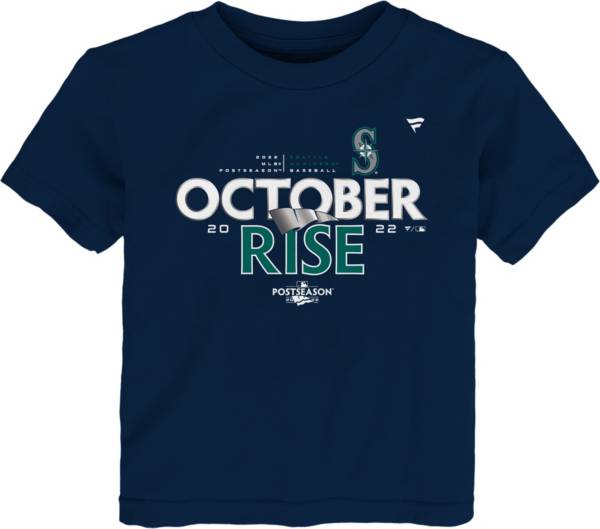 MLB Team Apparel Youth 2022 Postseason Participant Seattle Mariners Locker Room T-Shirt product image