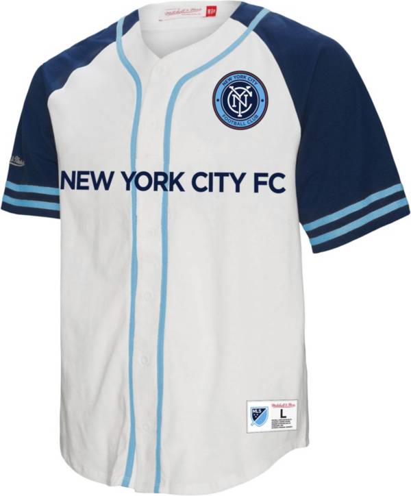 MLS Authentic Mitchell & Ness NYC Football Club Soccer Jersey Shirt New  $50