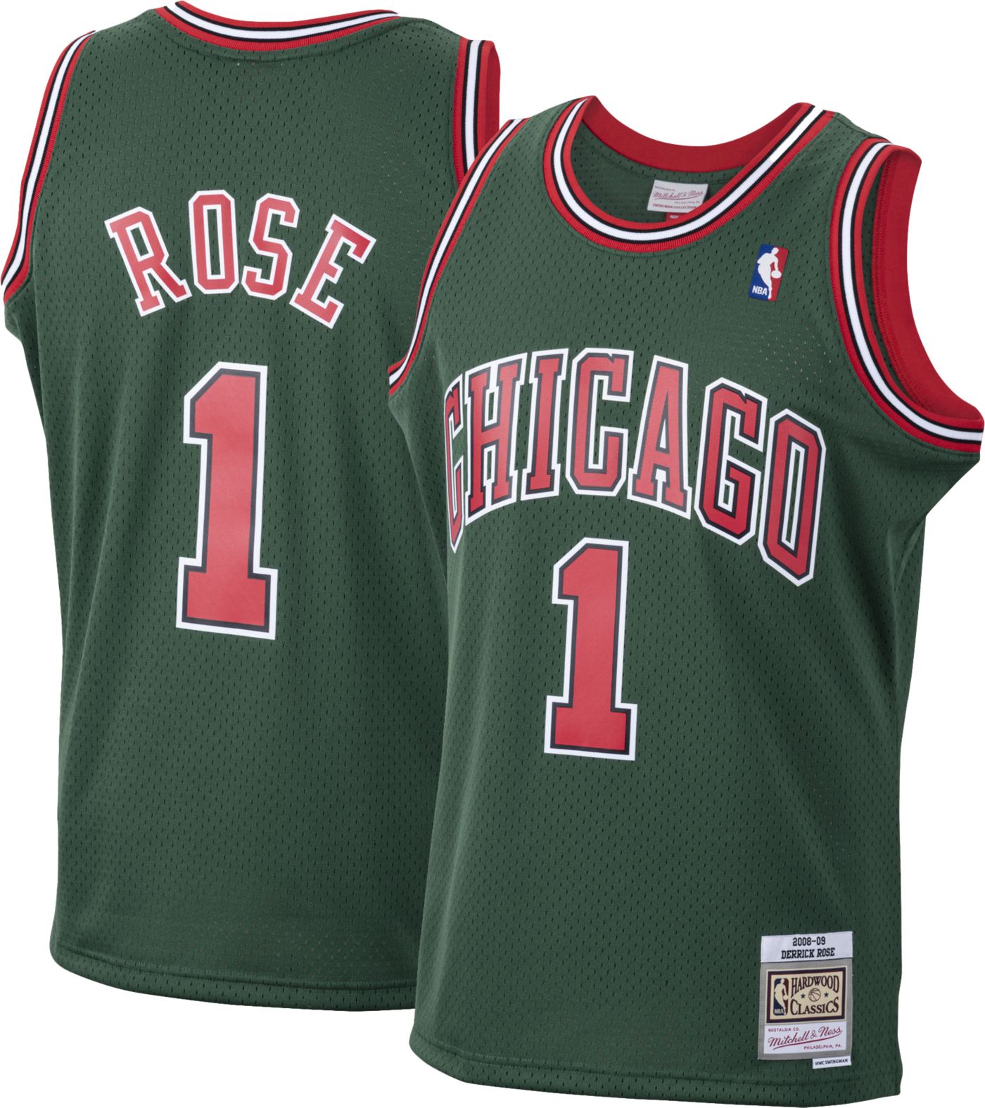 Derrick Rose online Chicago Bulls 2008 Mitchell & Ness Monochrome Jersey Sz Medium NEW