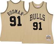 Men's Chicago Bulls Dennis Rodman #91 Nike White 2021/22 Swingman