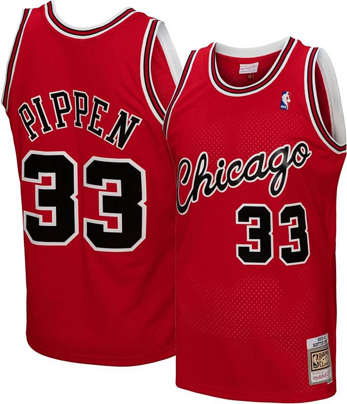 Mitchell & Ness Men's 2003 Chicago Bulls Scottie Pippen #33 Red