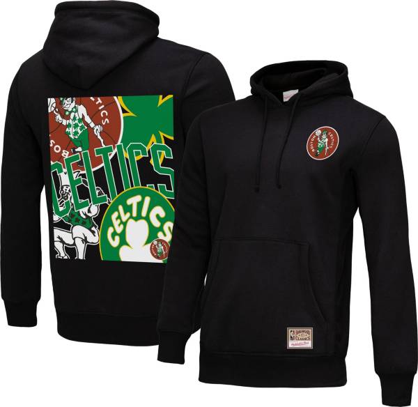 Mitchell & Ness Men's Boston Celtics Black Cut Up Hoodie | Dick's