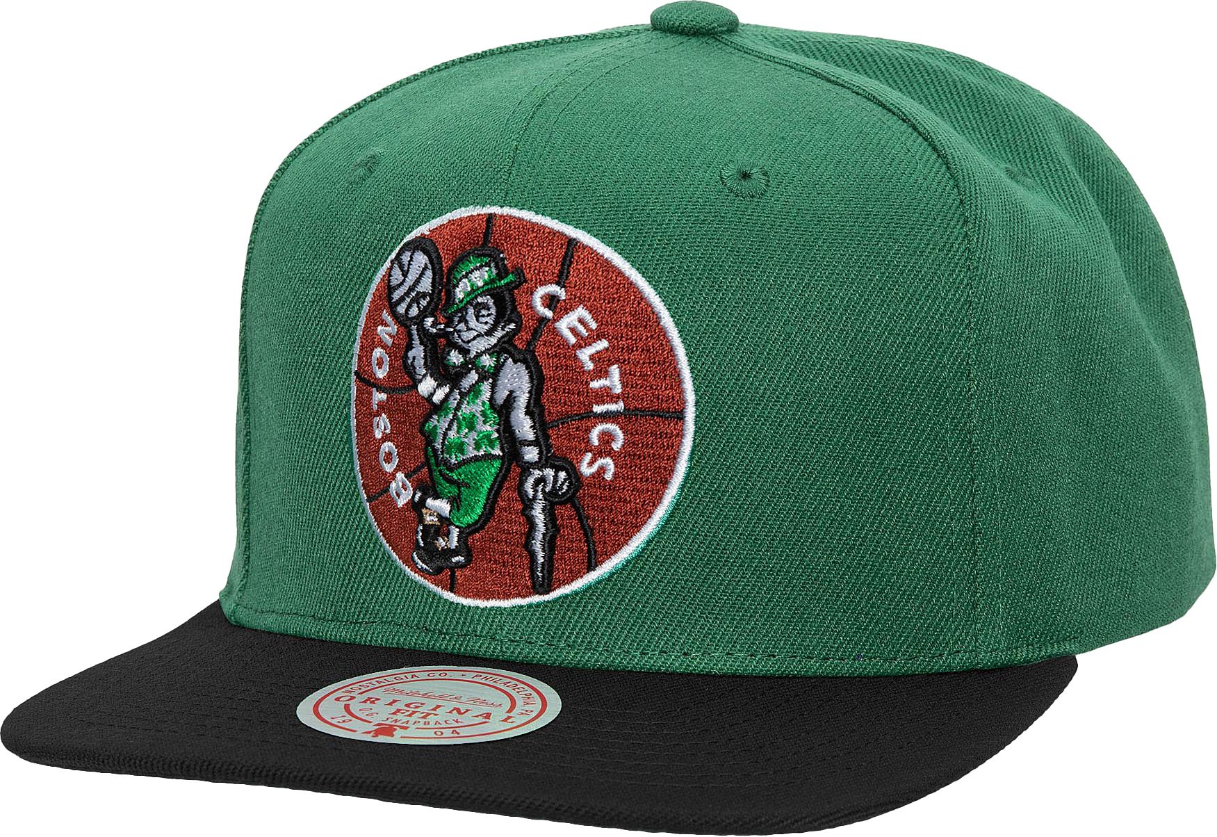Mitchell & Ness Men's Boston Celtics 2 Tone Hardwood Classic Snapback Hat product image